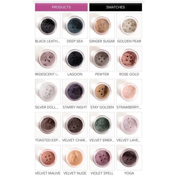 Bareminerals Eye Shadow Retired New Set Of 20 Degrees Of Dazzling 2013 HTF Rare - Picture 3 of 7